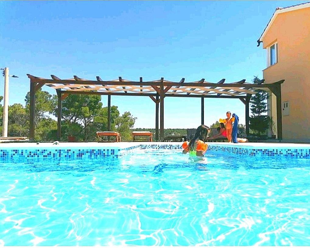 Villa Scolopax Rusticola Skradin With Heated Pool エクステリア 写真