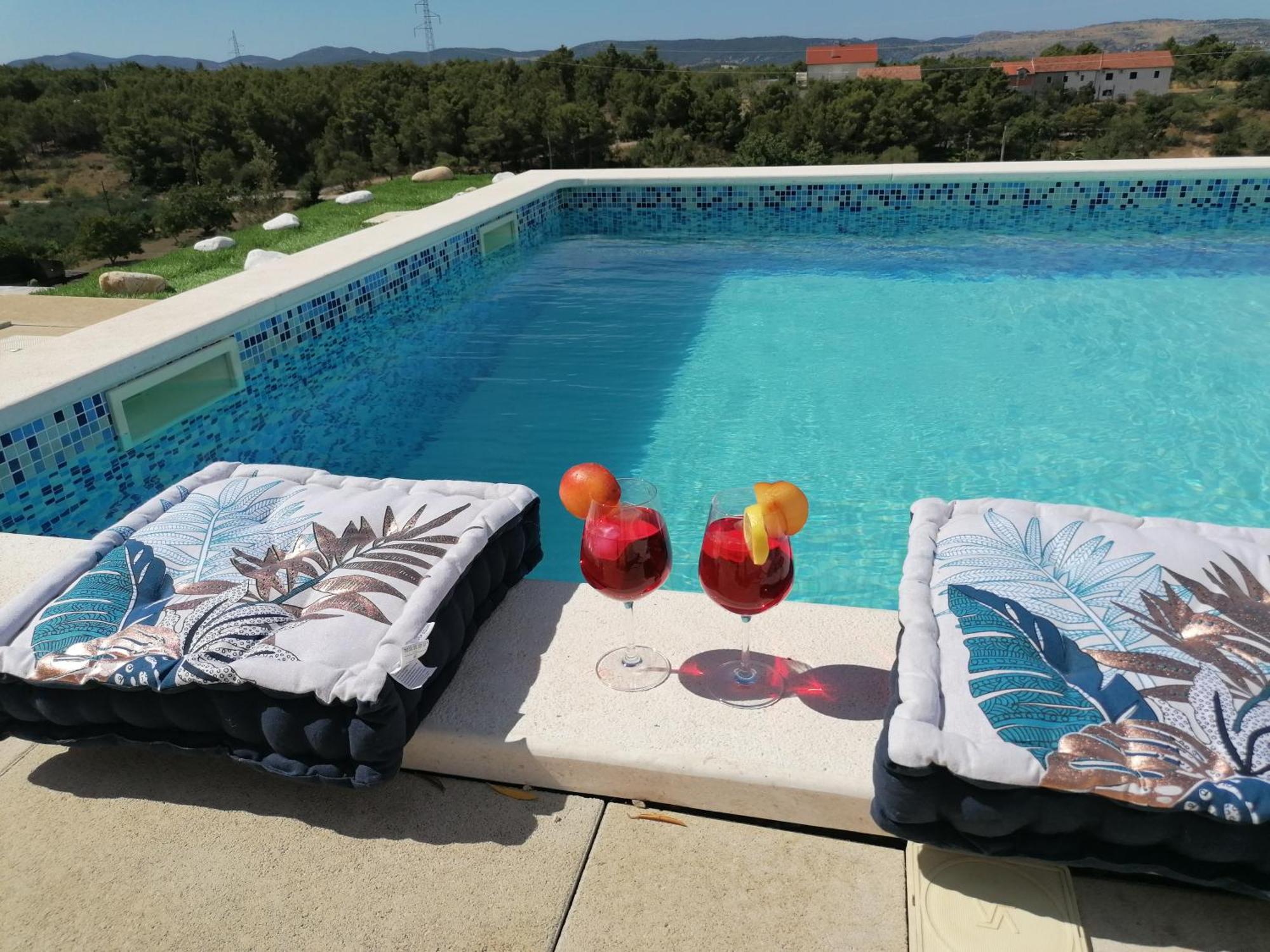 Villa Scolopax Rusticola Skradin With Heated Pool エクステリア 写真