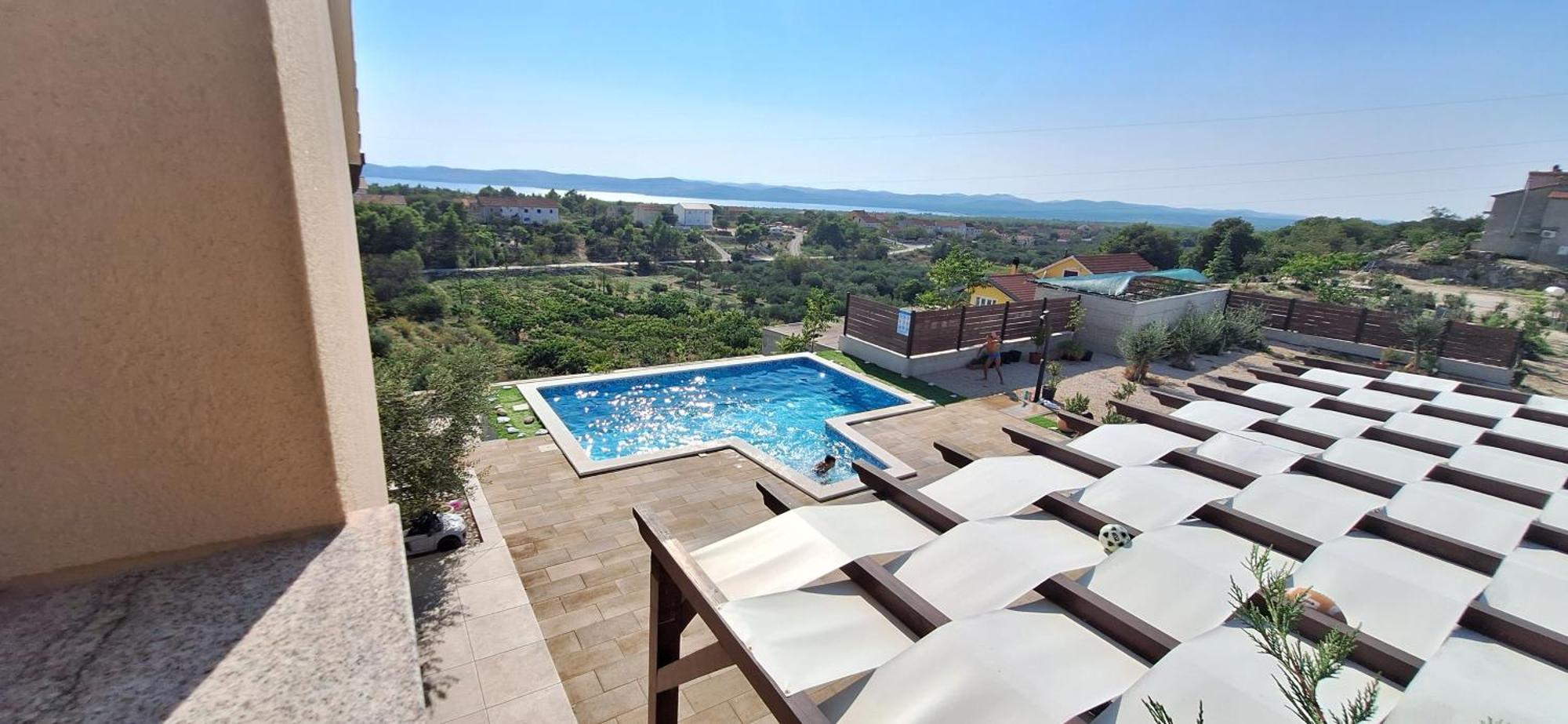 Villa Scolopax Rusticola Skradin With Heated Pool エクステリア 写真
