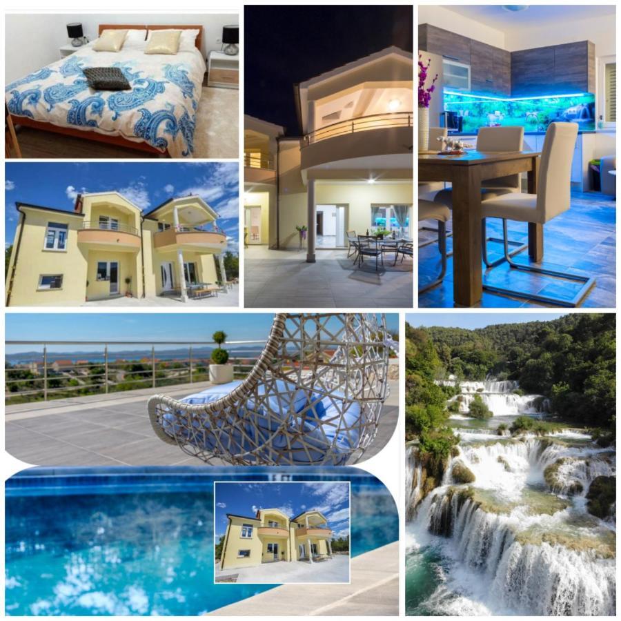 Villa Scolopax Rusticola Skradin With Heated Pool エクステリア 写真